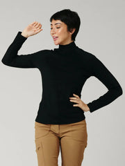 Aleksandra merino long sleeve black