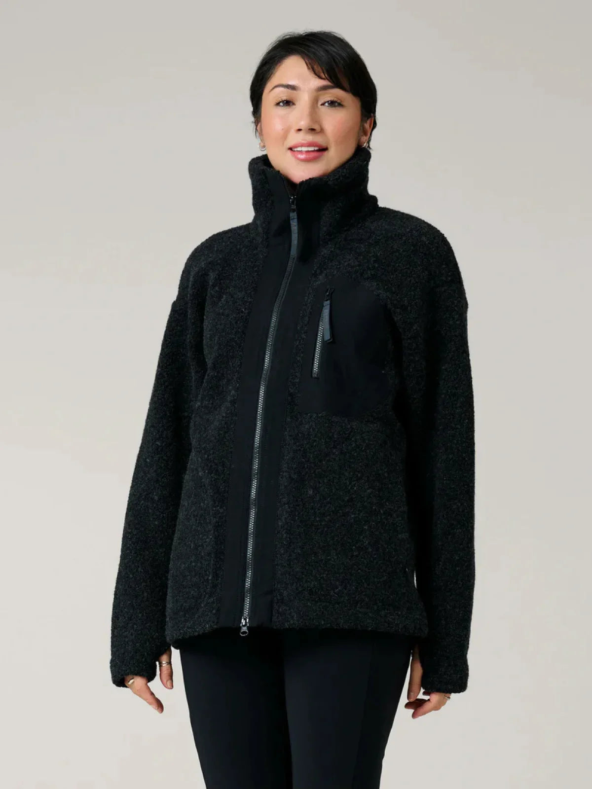 Fleece jacket black