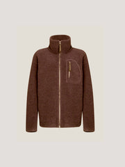 Fleece jacket brown