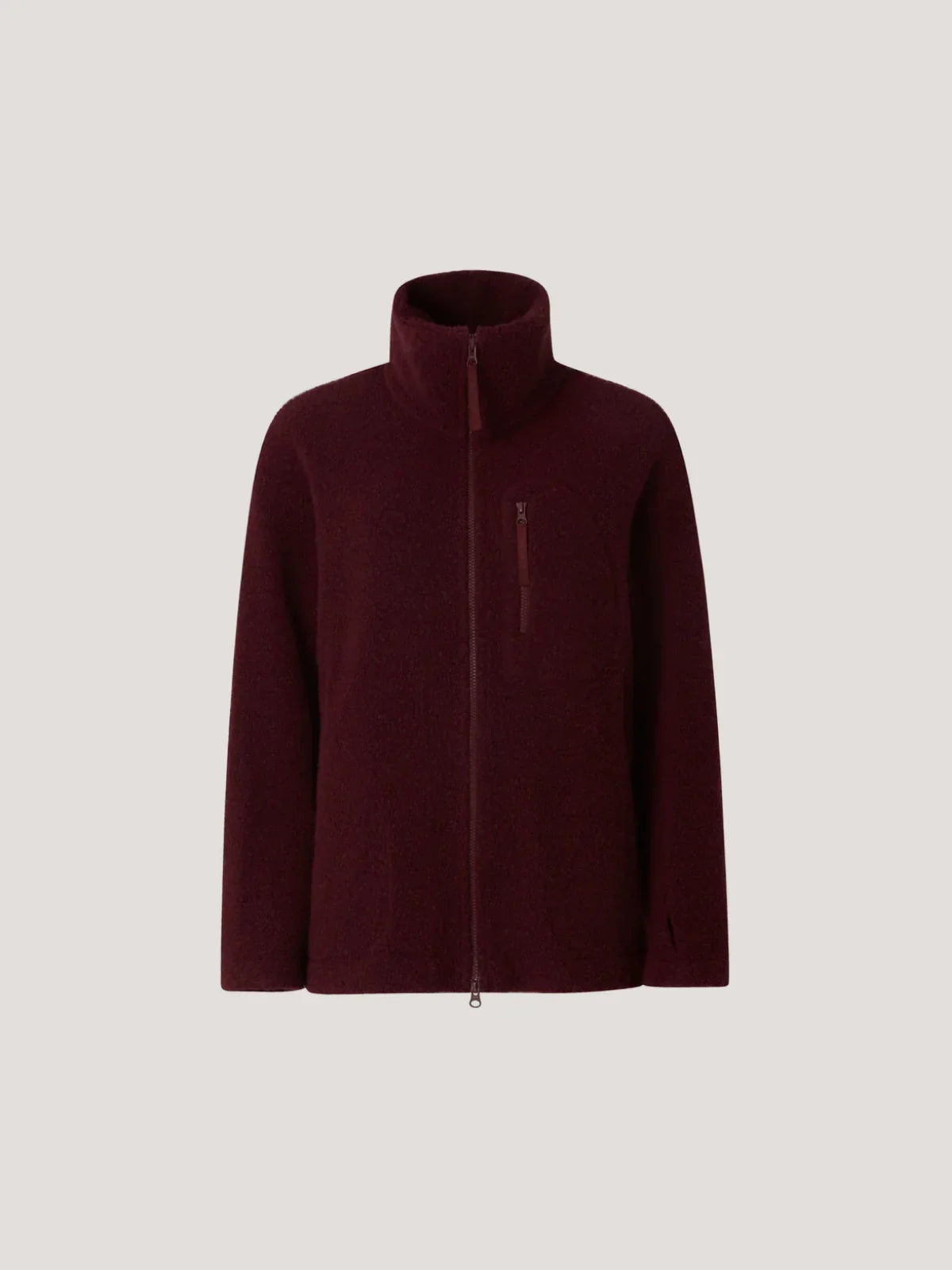 Fleece jacket burgundy