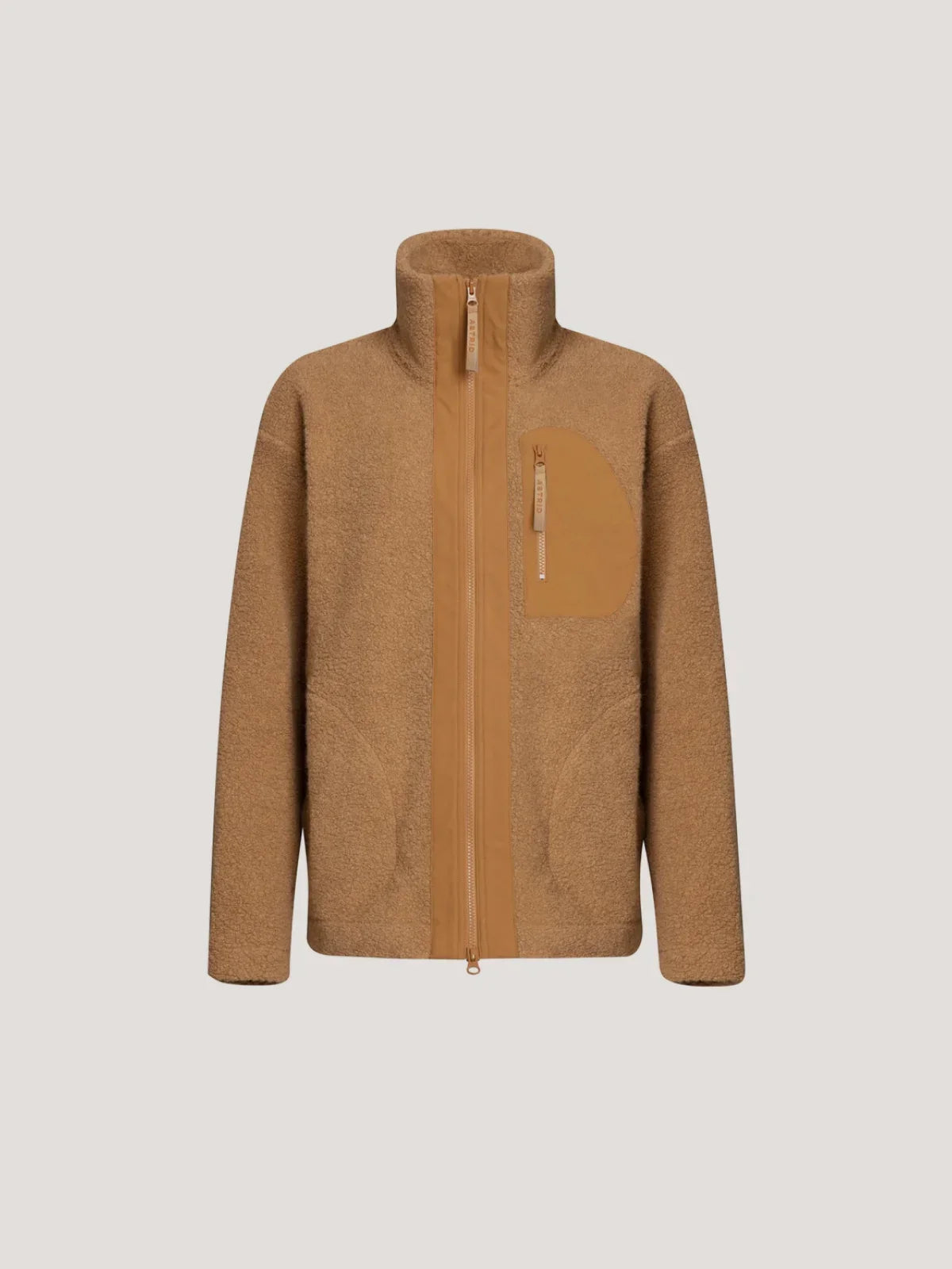 Fleece jacket camel