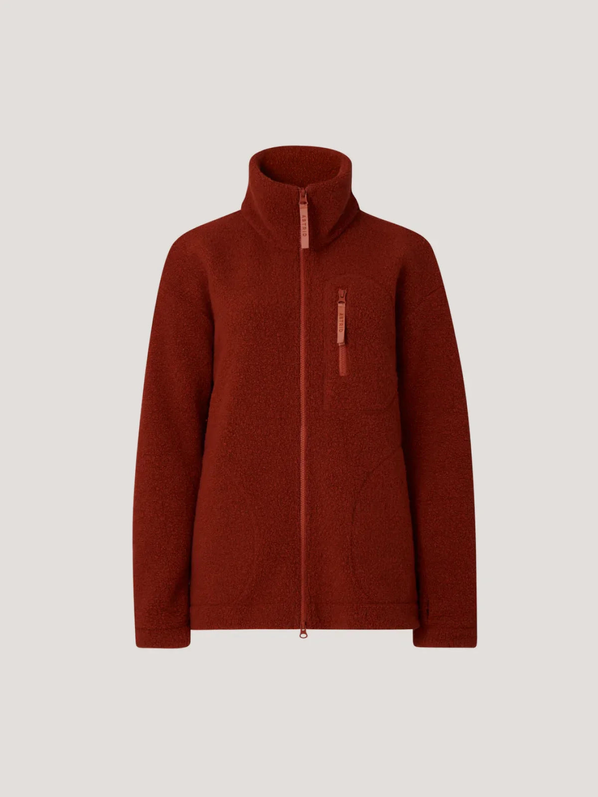 Fleece jacket rust