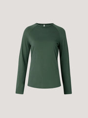 Ingrid merino long sleeve green