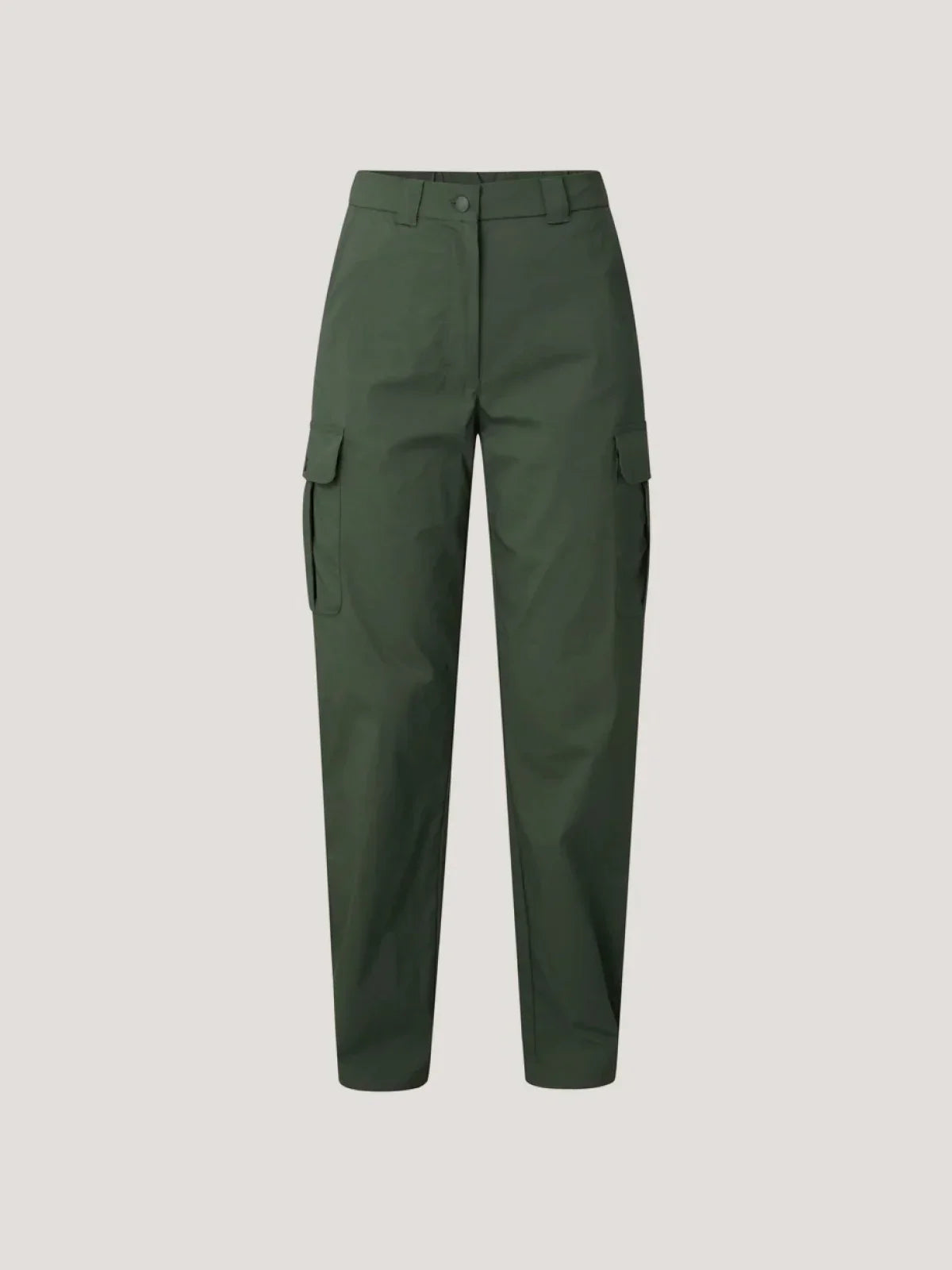 Pants with adjustable waist green