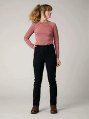 Pants with adjustable waist black